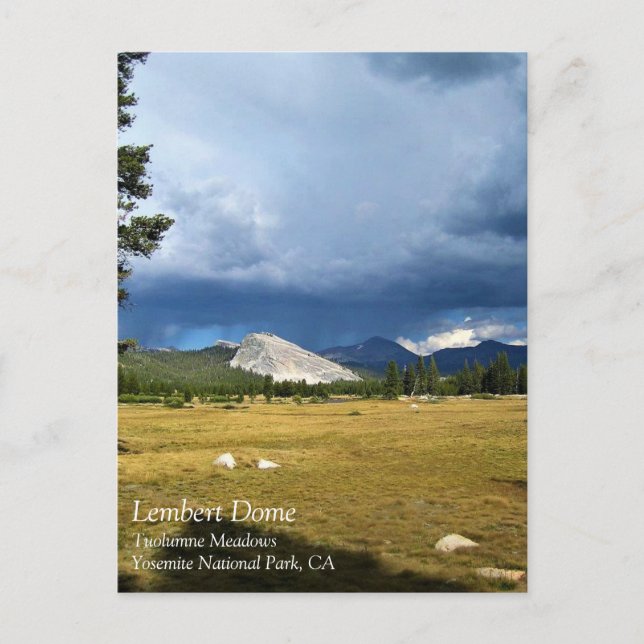 Carte Postale Dôme de Lembert à Tuolumne Meadows, Yosemite, CA P (Devant)