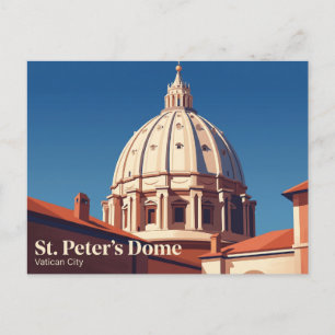 Carte Postale Dôme de Saint-Pierre (Cupole) Cité du Vatican