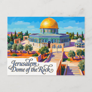 Carte Postale Dôme du Rocher Israël