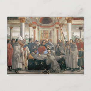 Carte Postale Domenico Ghirlandaio : La mort de saint François