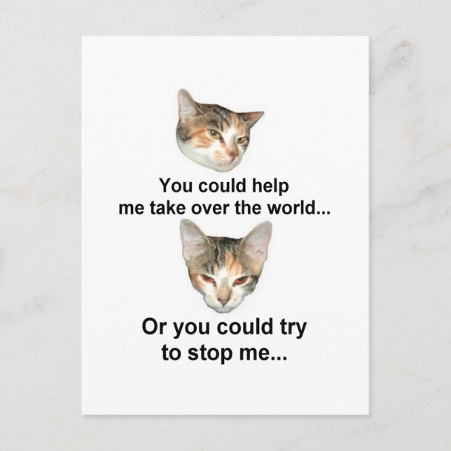 Carte Postale Domination mondiale (Devant)