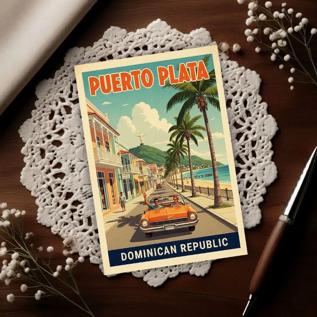 Carte Postale Dominican Republic: 1960s Travel  (Créateur téléchargé)