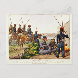 Carte Postale Don Cossacks en 1814