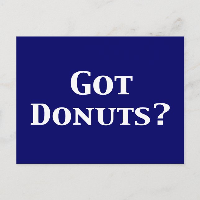 Carte Postale Don de donuts (Devant)
