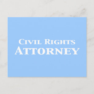 Carte Postale Don d'un avocat des droits civils