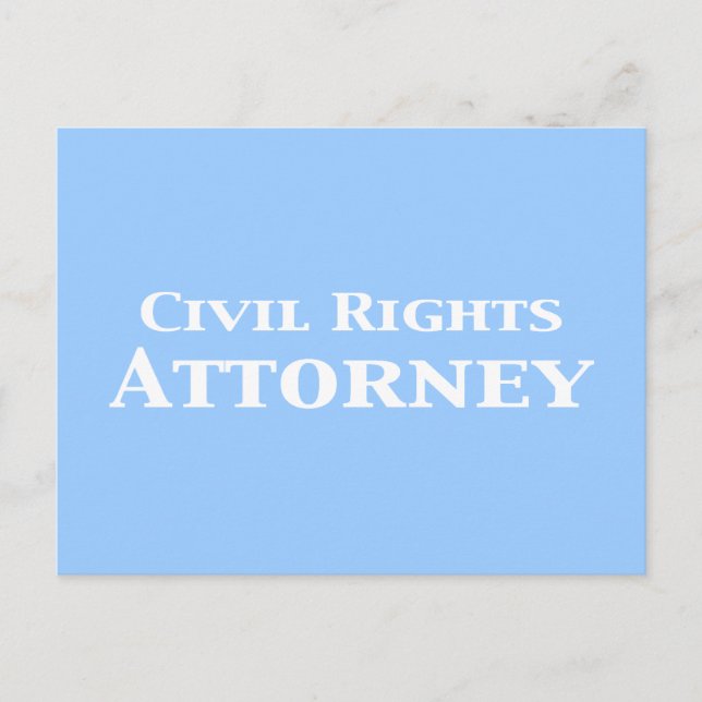 Carte Postale Don d'un avocat des droits civils (Devant)