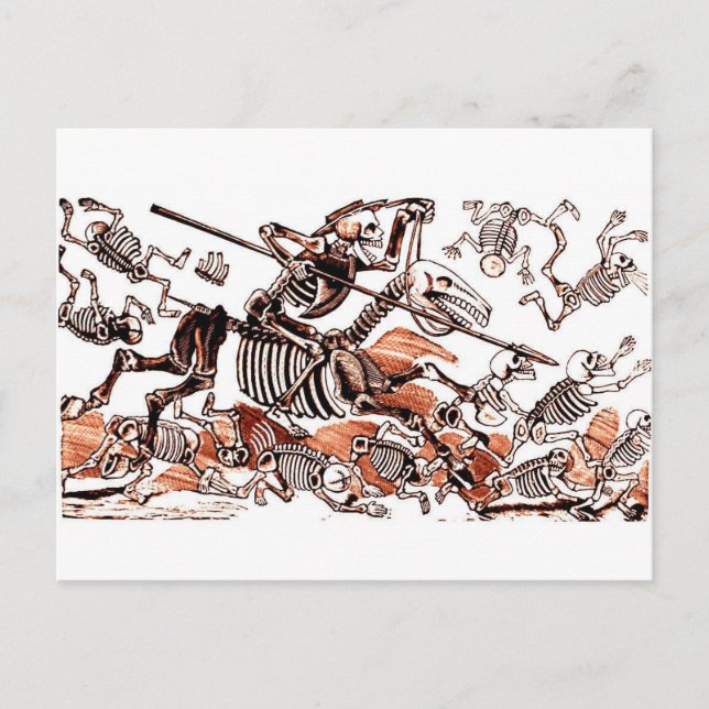 Carte postale Don Quijote Calavera (Devant)