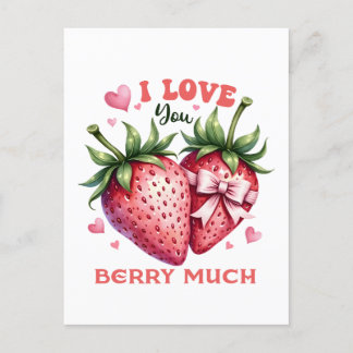 Carte Postale Don Valentine | Je T'Aime Beaucoup Berry