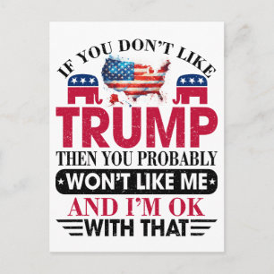 Carte Postale Donald Trump