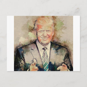 Carte Postale Donald Trump