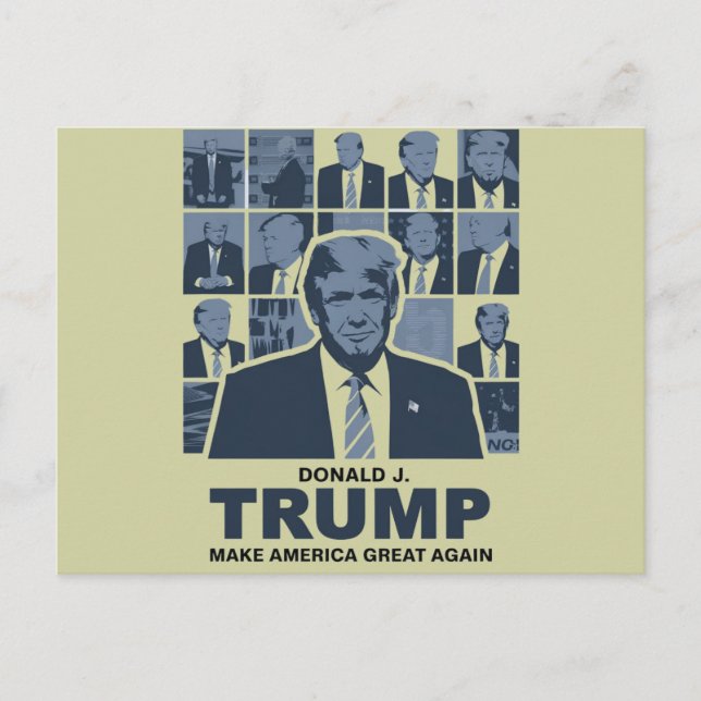 CARTE POSTALE DONALD TRUMP (Devant)