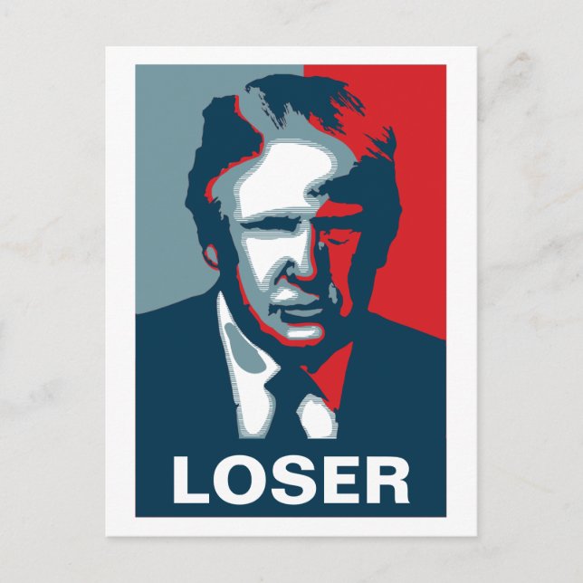 Carte Postale Donald Trump Perdant (Devant)