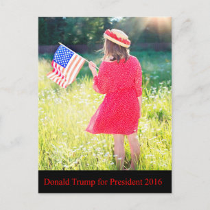 Carte Postale Donald Trump pour le président 2016