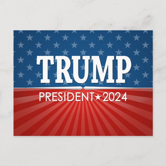 Carte Postale Donald Trump - Président (Devant)