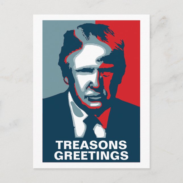 Carte Postale Donald Trump TRÈS SALUT (Devant)