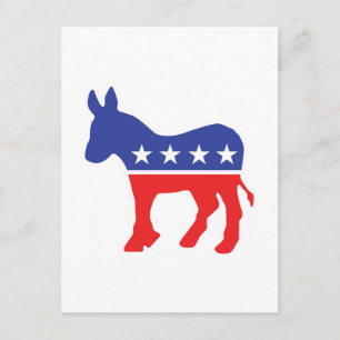 Carte Postale Donkey démocrate