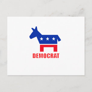 Carte Postale Donkey démocrate