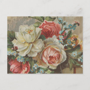 Carte Postale Donne-moi ton cœur Antique Cottagecore Saint-Valen