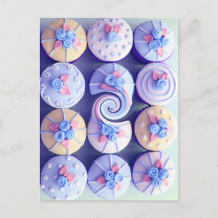 Carte Postale Donnez-lui un Cupcakes tourbillon
