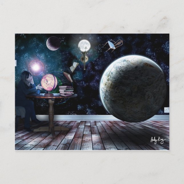 Carte Postale Donnez-moi de l'espace (carte postale) (Devant)