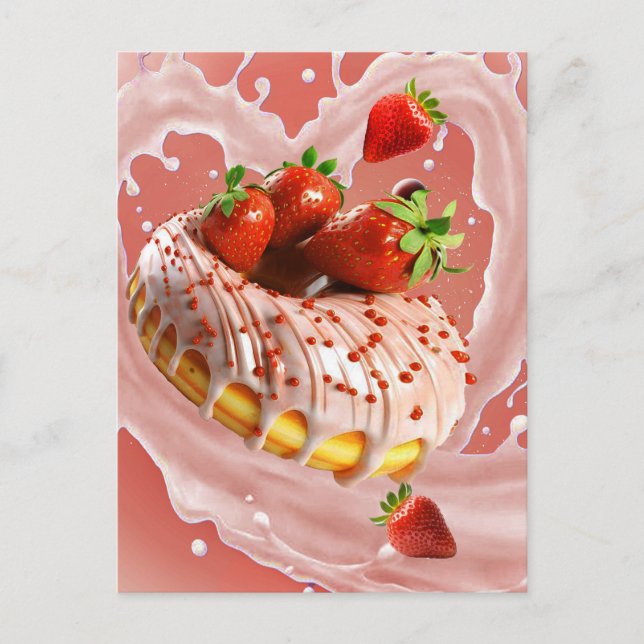 Carte Postale donut (Devant)