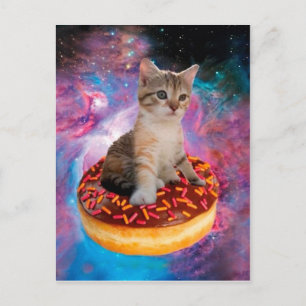 Carte Postale Donut Cat