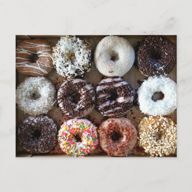 Carte Postale Donut Douze Anniversaire (Devant)