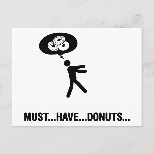 Carte Postale Donuts Lover (Devant)