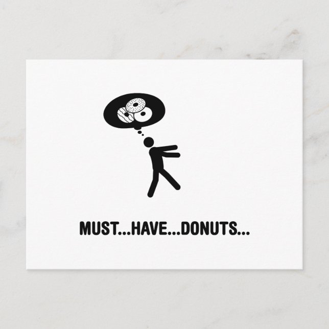 Carte Postale Donuts Lover (Devant)