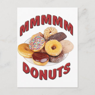 CARTE POSTALE DONUTS MMMMM
