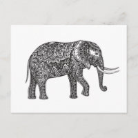 Doodle d'éléphant d'Imaginaire stylisé