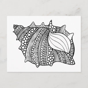 Carte Postale Doodle inspiré