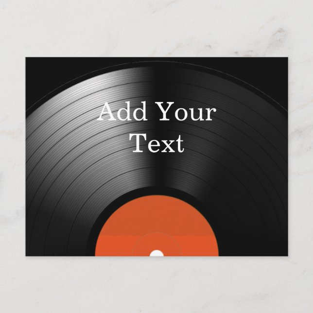 Carte Postale Dossier de vinyle (Devant)