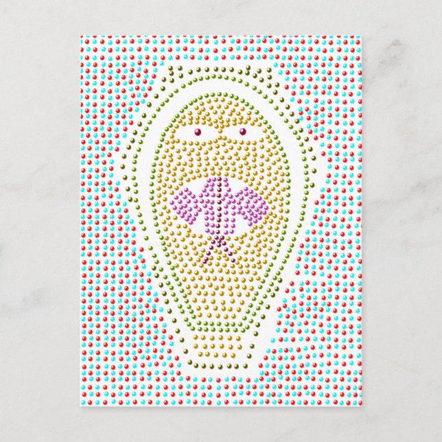 Carte postale Dotty Egyptian Cobra (Devant)