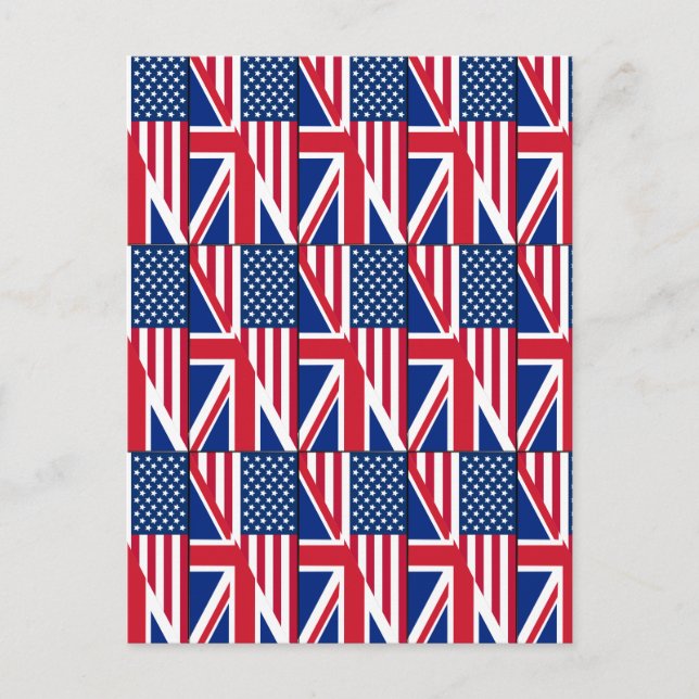 Carte postale Double Citoyen Américain & Britanniq (Devant)