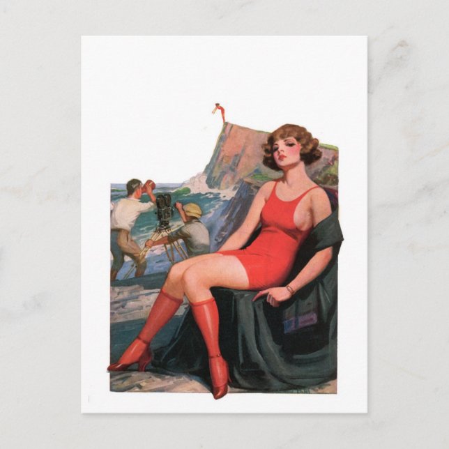 Carte Postale Double ou Quitter (Devant)