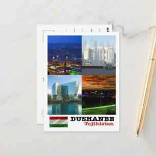 Carte Postale Douchanbé - Mosaïque - Tadjikistan -