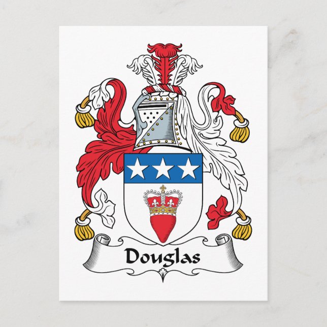 Carte Postale Douglas Family Crest (Devant)
