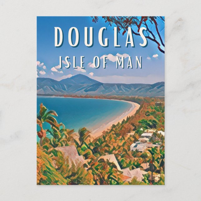 Carte Postale Douglas, la perle de l'île de Man (Devant)
