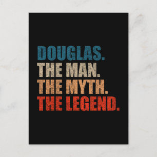 Carte Postale Douglas l'homme la légende