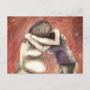 Carte postale Doula câlin