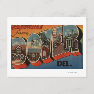 Carte Postale Douvres, DelawareGrandes lettres ScènesDouvres, DE