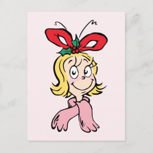 Carte Postale Doux portrait de Cindy Lou Who