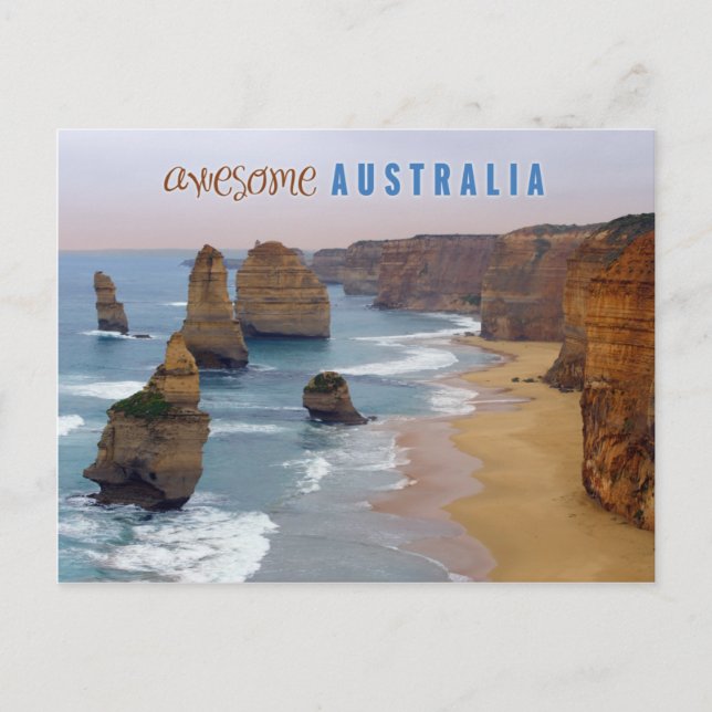 Carte Postale douze apôtres (Devant)
