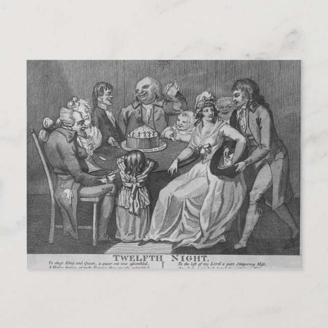 Carte Postale Douzième Nuit, 1794 (Devant)