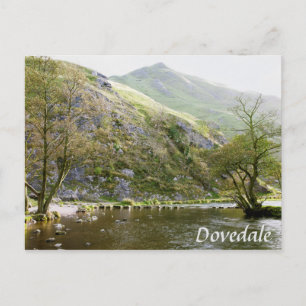 Carte Postale Dovedale Derbyshire, Peak District photo souvenir