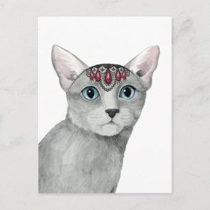 Carte Postale Downton Cat   Bijoux