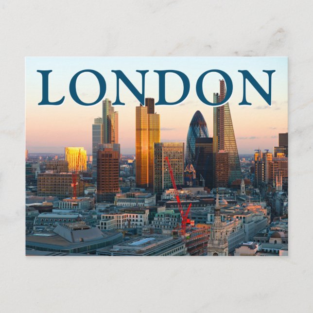 Carte Postale Downtown Business District | Londres, Angleterre (Devant)
