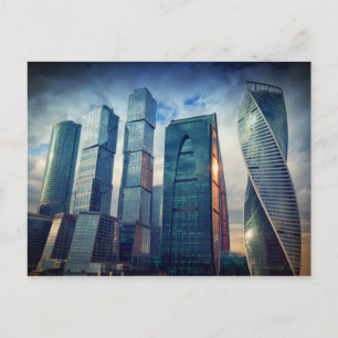 Carte Postale Downtown Business District   Moscou, Russie