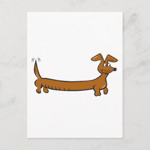 Carte Postale Doxie Dachshund